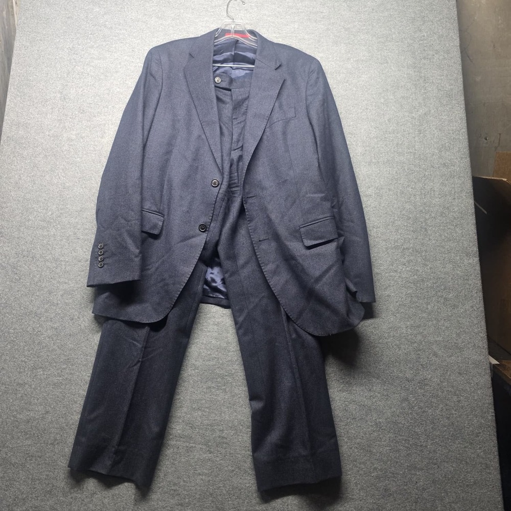 CH Carolina Herrera Men's Blue Wool Suit 2 Piece Blazer Pants EU 48 Portugal